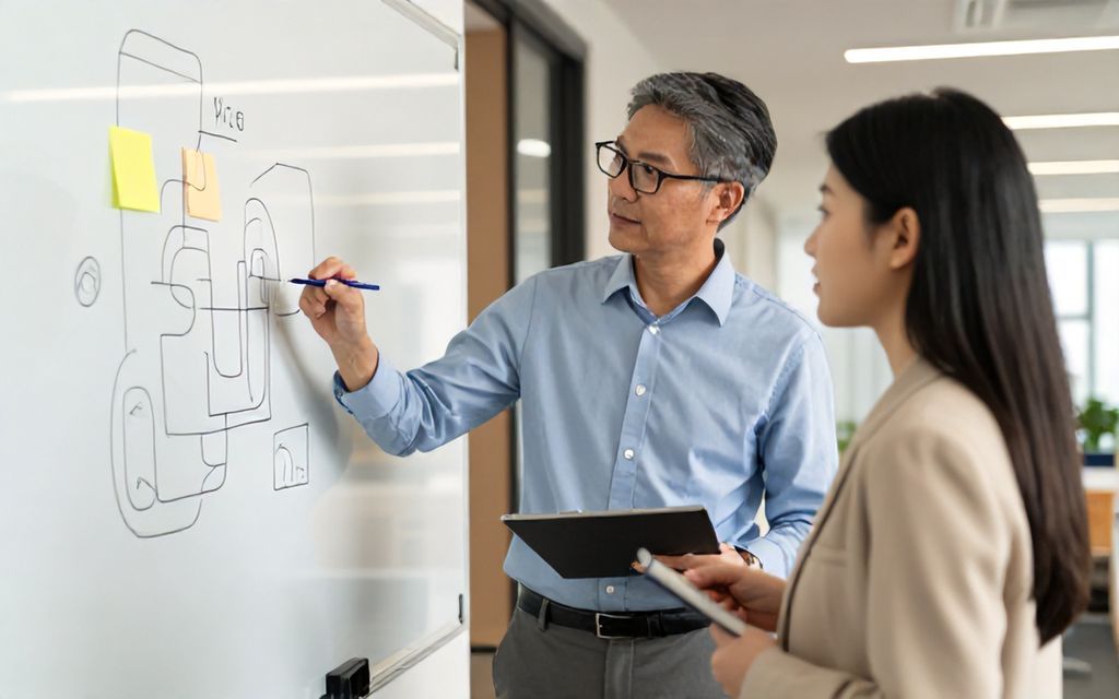 Coaching-Sitzung mit einem Klienten